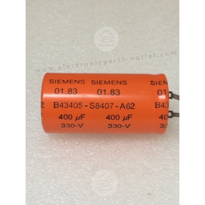 400uF-330V  (Flash capacitor)